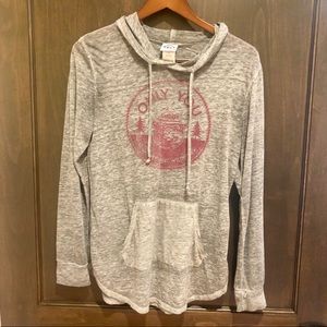 Lightweight hooded sweatshirt